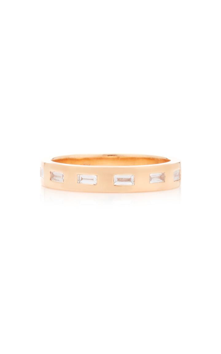 Walters Faith Rose Gold And Diamond Baguette Ring