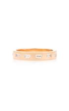 Walters Faith Rose Gold And Diamond Baguette Ring
