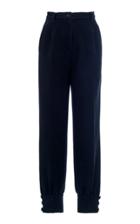 Miu Miu High-waisted Cinched Ankle Pants