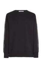 Givenchy Logo-jacquard Cotton-jersey Sweatshirt Size: S