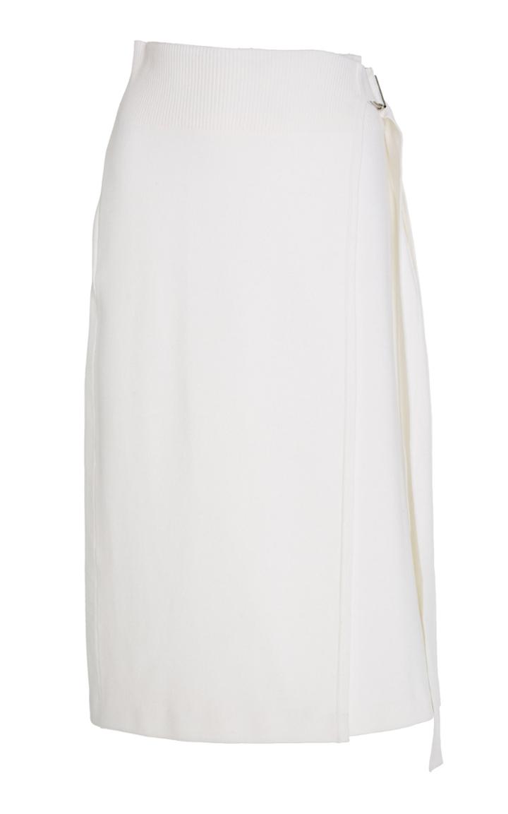 Helmut Lang Compact Wool Skirt