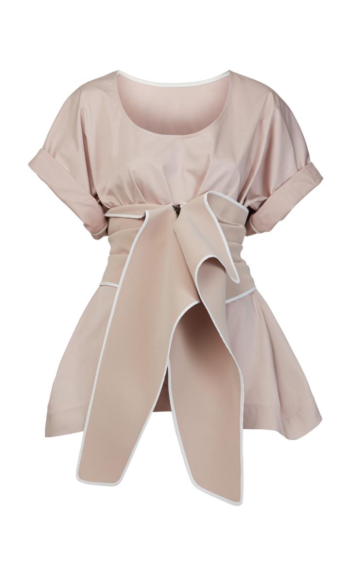 Maticevski Willing Top With Contrast Cummerbund