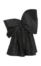 Moda Operandi Carolina Herrera Mini Floating Dot Print Silk Taffeta Dress
