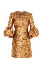 Moda Operandi Andrew Gn Crystal-embellished Floral Brocade Mini Dress
