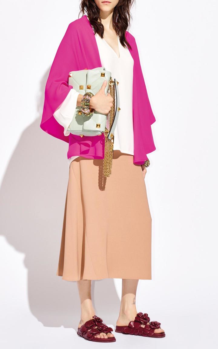 Moda Operandi Valentino Silk Cady Cape