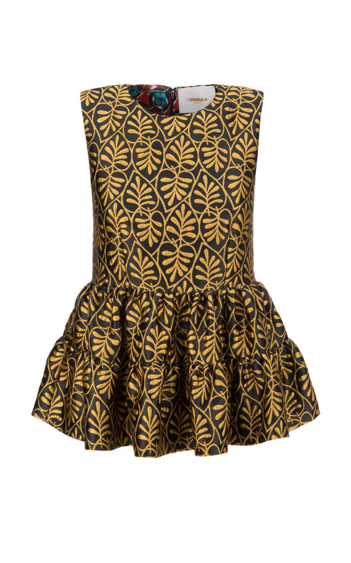 La Doublej Bouncy Foglie Top