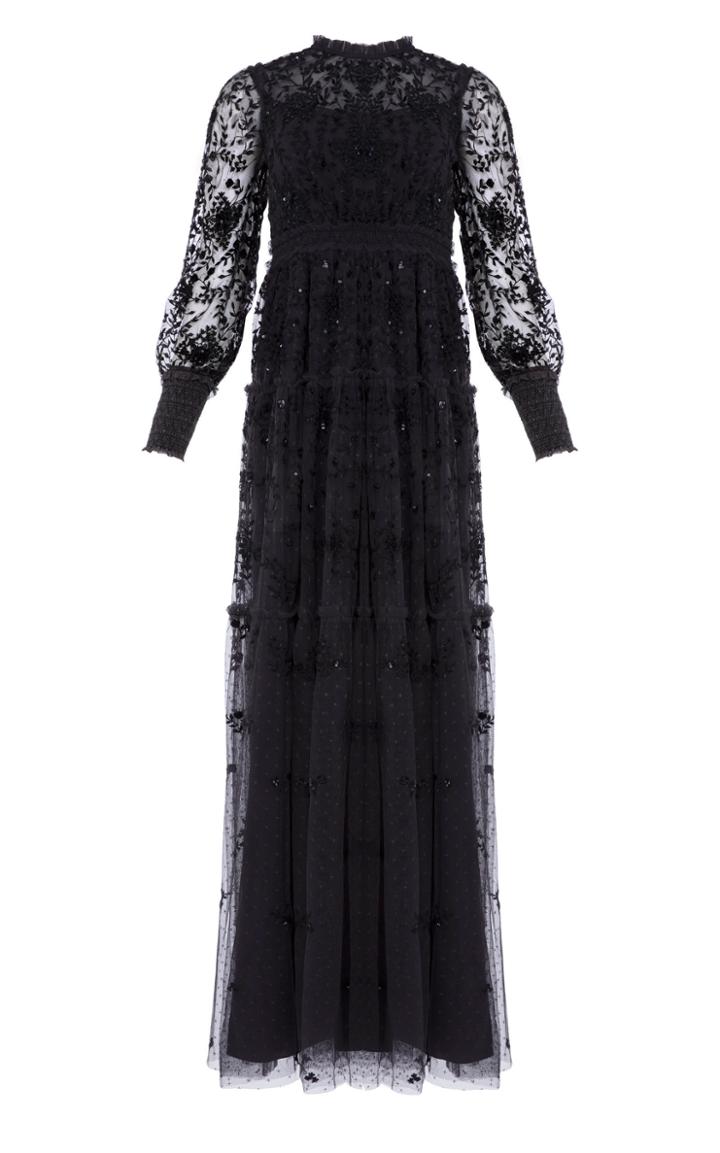Needle & Thread Whitethorn Embroidered Gown Size: 6