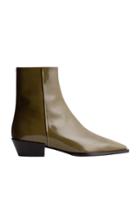 Moda Operandi Aeyde Ruby Leather Ankle Boots