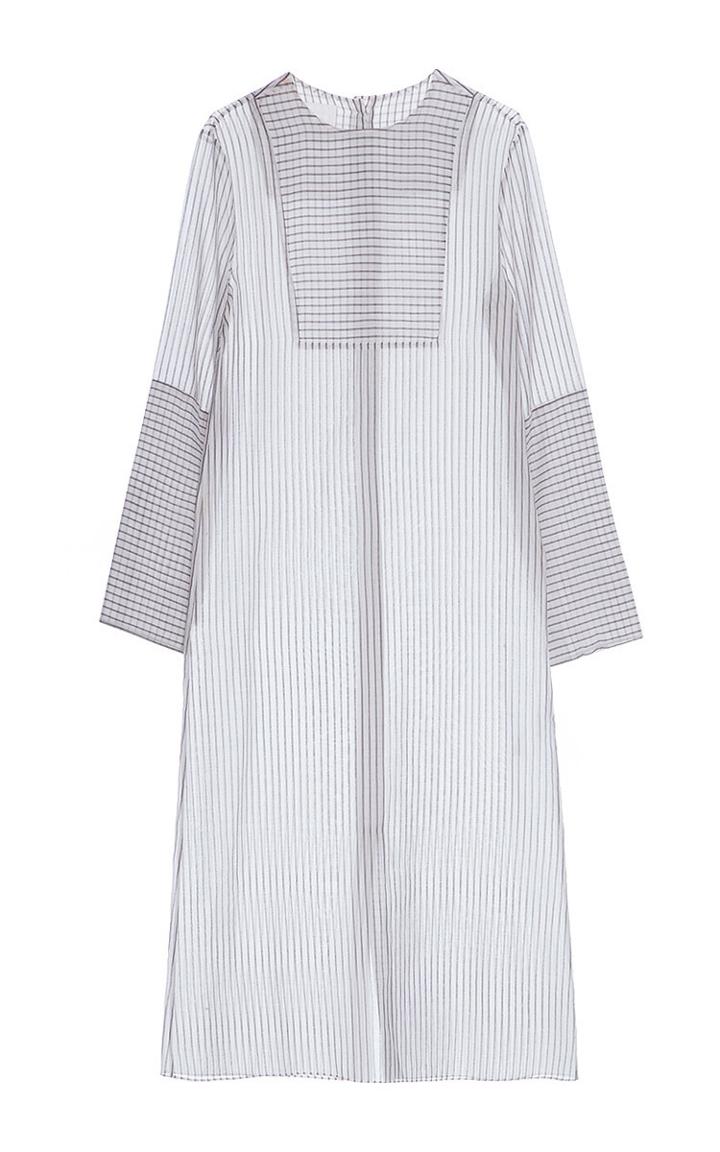 Lake Studio Multi Stripe Long Sleeve Blouse
