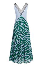 Moda Operandi Alexandre Blanc Printed Lace-trimmed Silk Dress