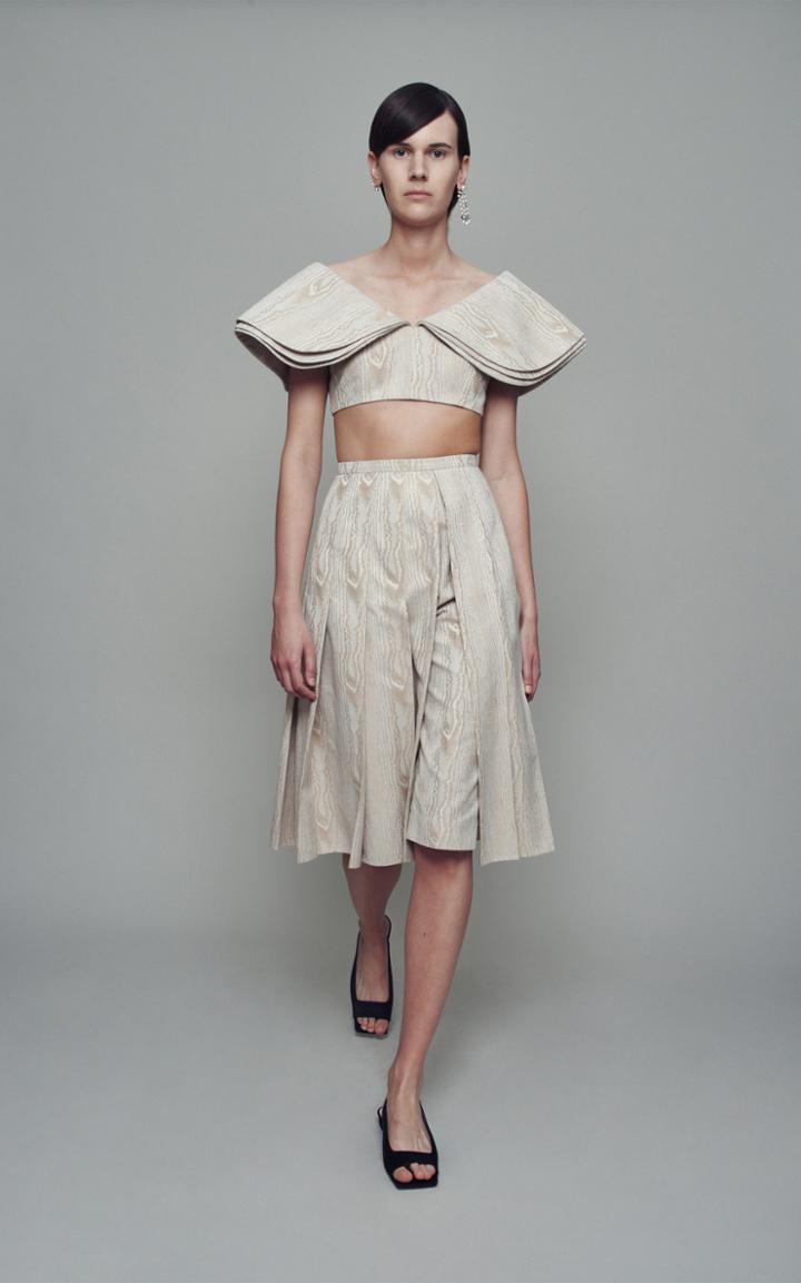 Moda Operandi Emilia Wickstead Conell Cotton-moir Culottes