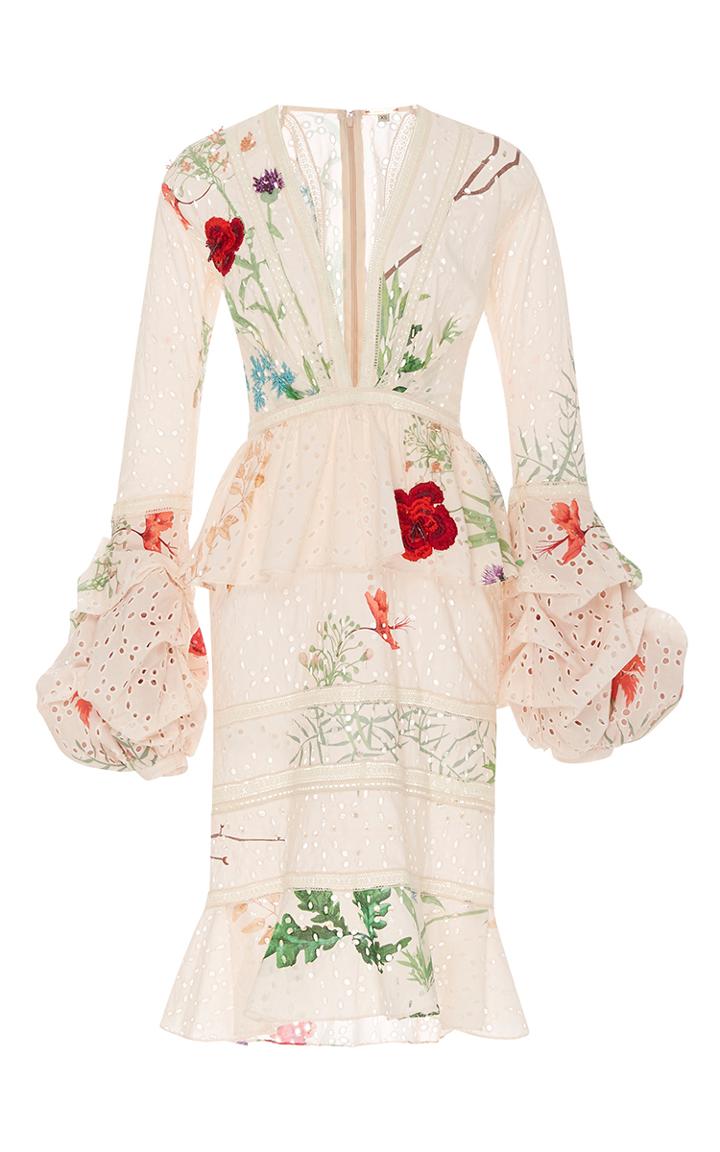 Johanna Ortiz Vittoria Cotton Eyelet Dress