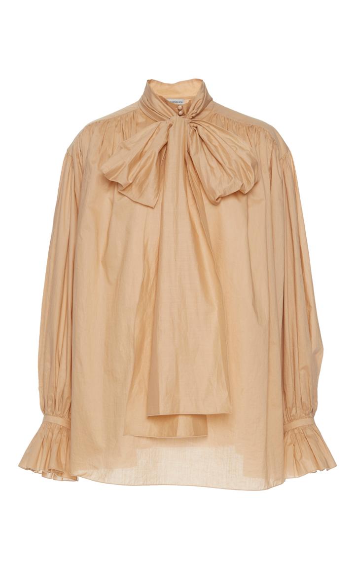 Vika Gazinskaya Scarf Neck Blouse