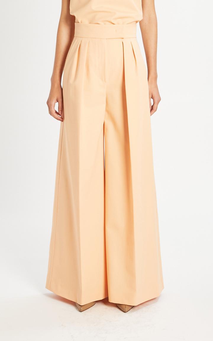 Moda Operandi Max Mara Sabbia Cotton-gabardine Wide-leg Pants