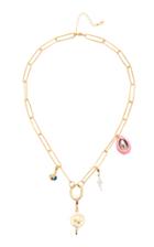Moda Operandi Maison Irem Poppy Chunky Chain Charm Necklace