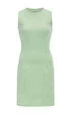 Christina Economou Sleeveless Seamed Mini Dress