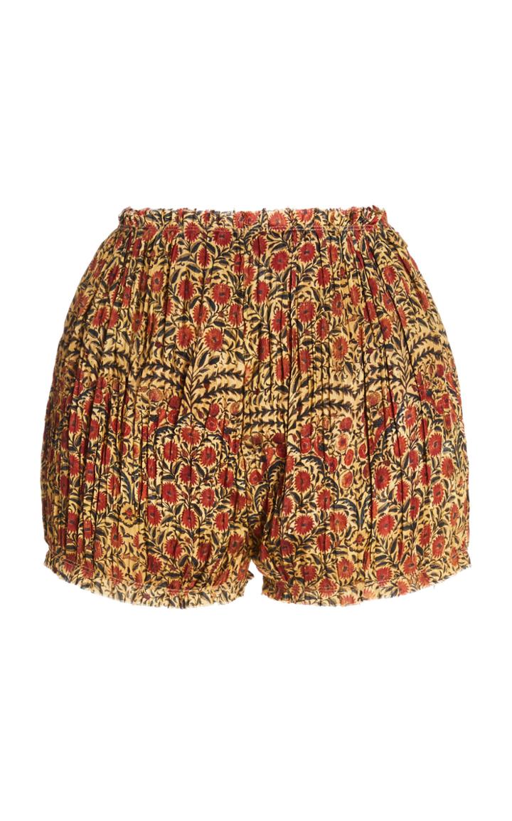 Moda Operandi Khaite Hilary Pliss Shorts Size: 0