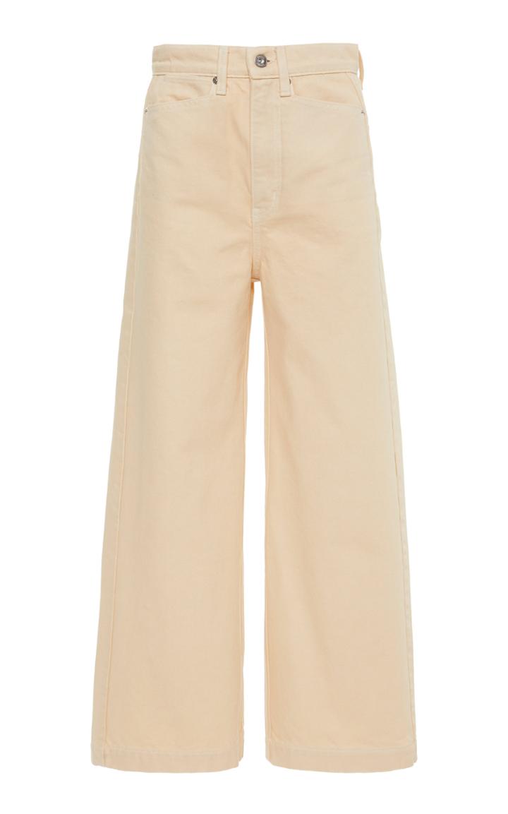 Moda Operandi Proenza Schouler Pswl Sand Denim Culotte Size: 25