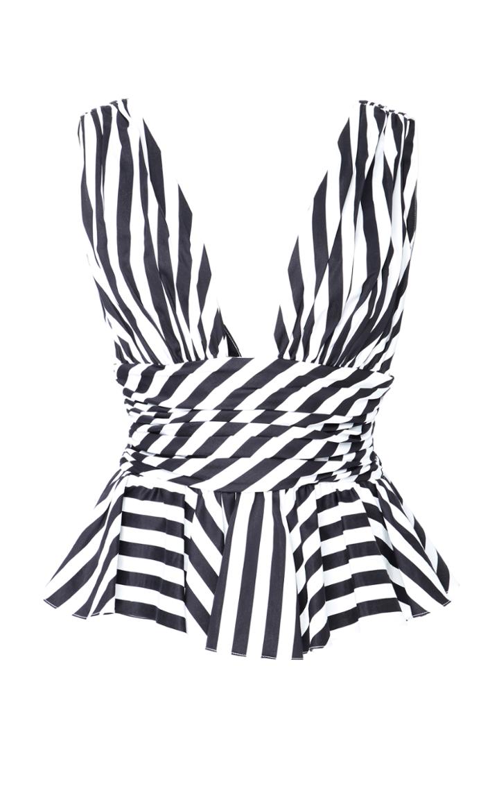 Caroline Constas Paros Peplum Top