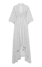 Moda Operandi Co Striped Voile Midi Dress Size: S