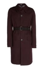 Lanvin Belted Detail Overcoat