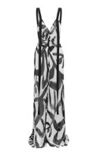 Lee Mathews Estelle Printed Silk-chiffon Maxi Dress Size: 4