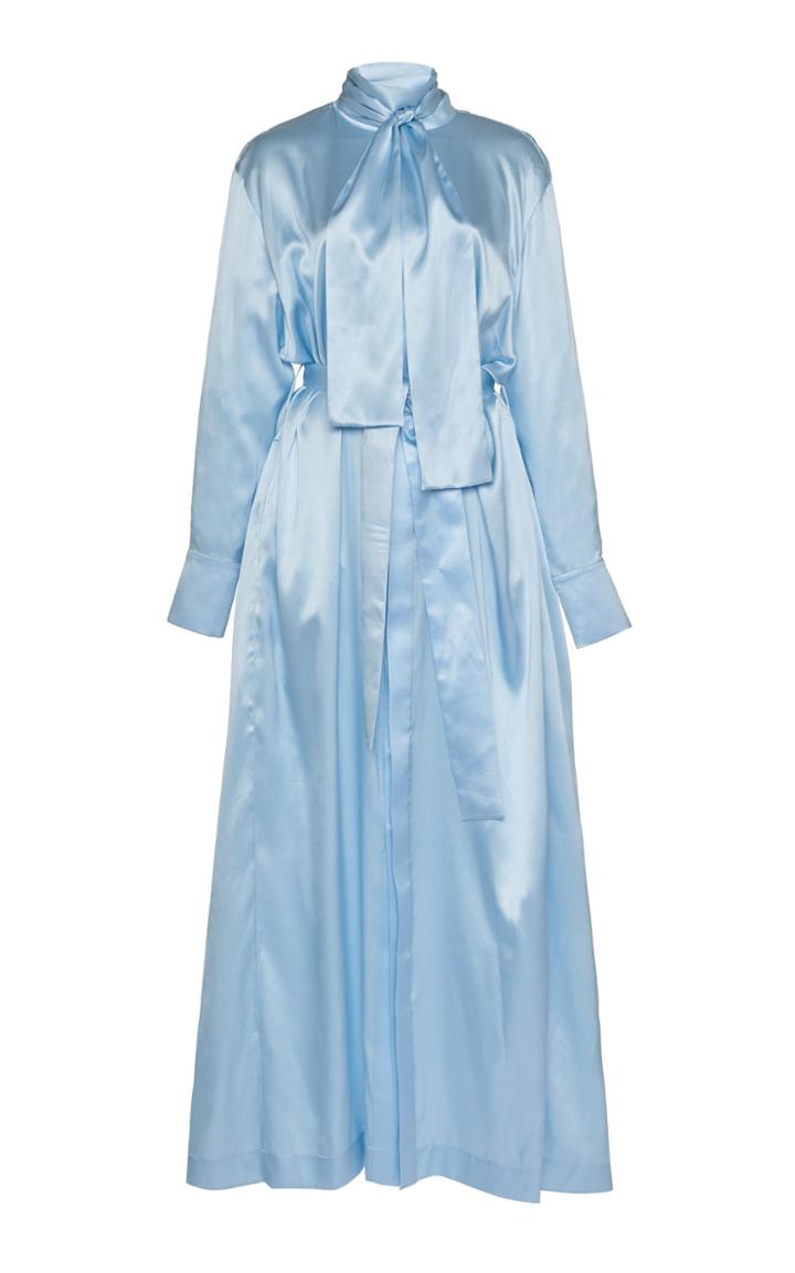 Moda Operandi Matriel Silk Pyjama Maxi Shirt