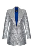 Rasario Silver Sequin Blazer
