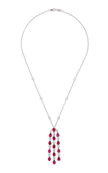 Bayco Ruby & Diamond Necklace