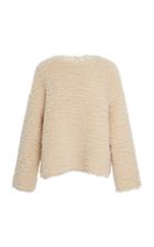 Mansur Gavriel Brushed Cashmere And Silk-blend Sweater