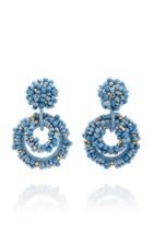 Bibi Marini Baru Mini Gold-plated Bead And Crystal Earrings