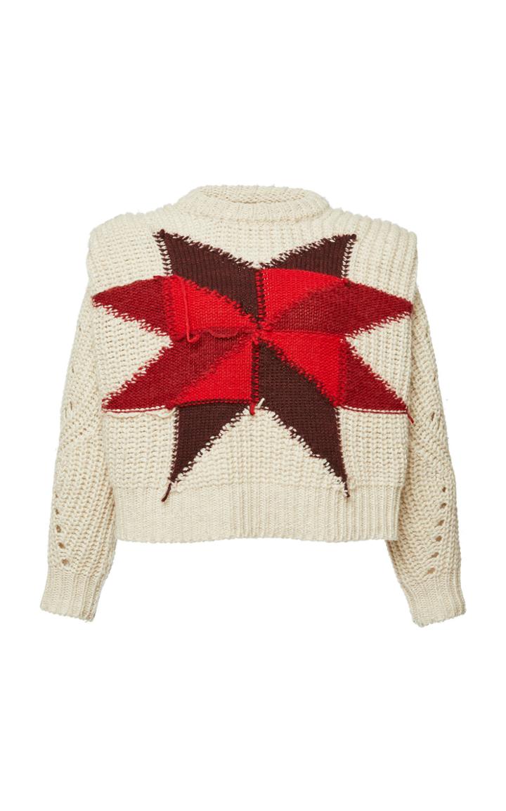 Isabel Marant Hadyn Graphic Wool-blend Sweater