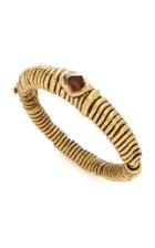 Moda Operandi Lisa Eisner Madeira Citrine Three Coil Hippie Web Bangle