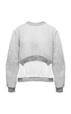 Anouki Grey Cropped Sweatshirt