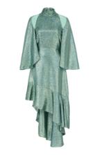 Moda Operandi Christian Siriano Asymmetric Cutout Silk-blend Dress Size: 0