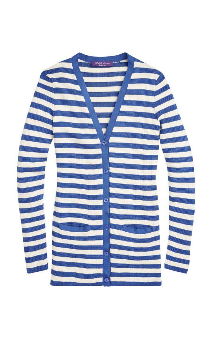 Ralph Lauren Striped V-neck Cardigan