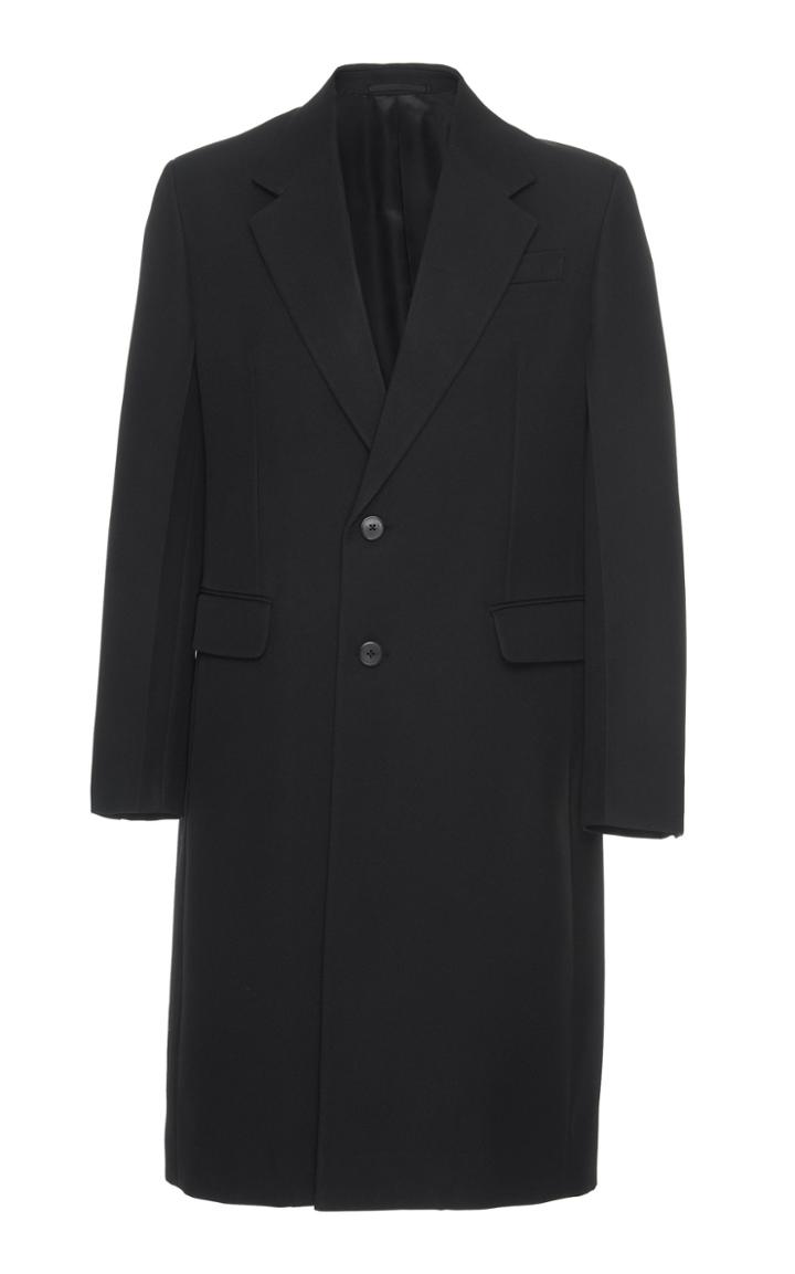 Prada Notch Lapel Overcoat