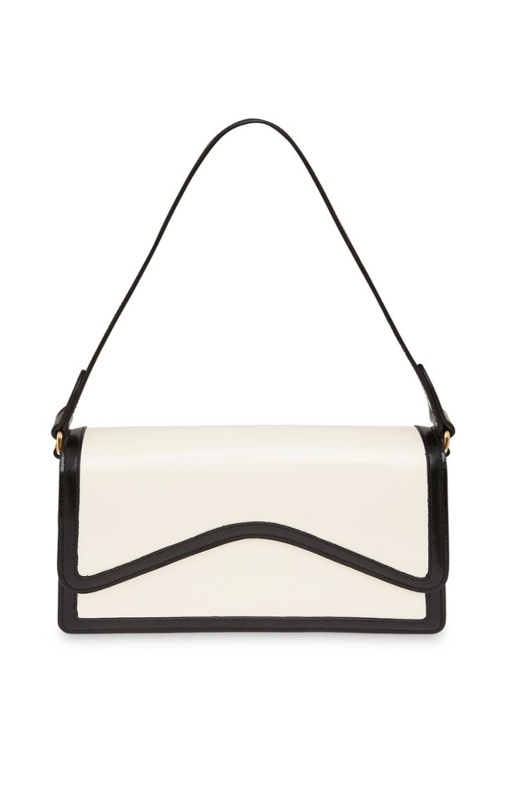 Rylan Baguette Two-tone Leather Shoulder Bag