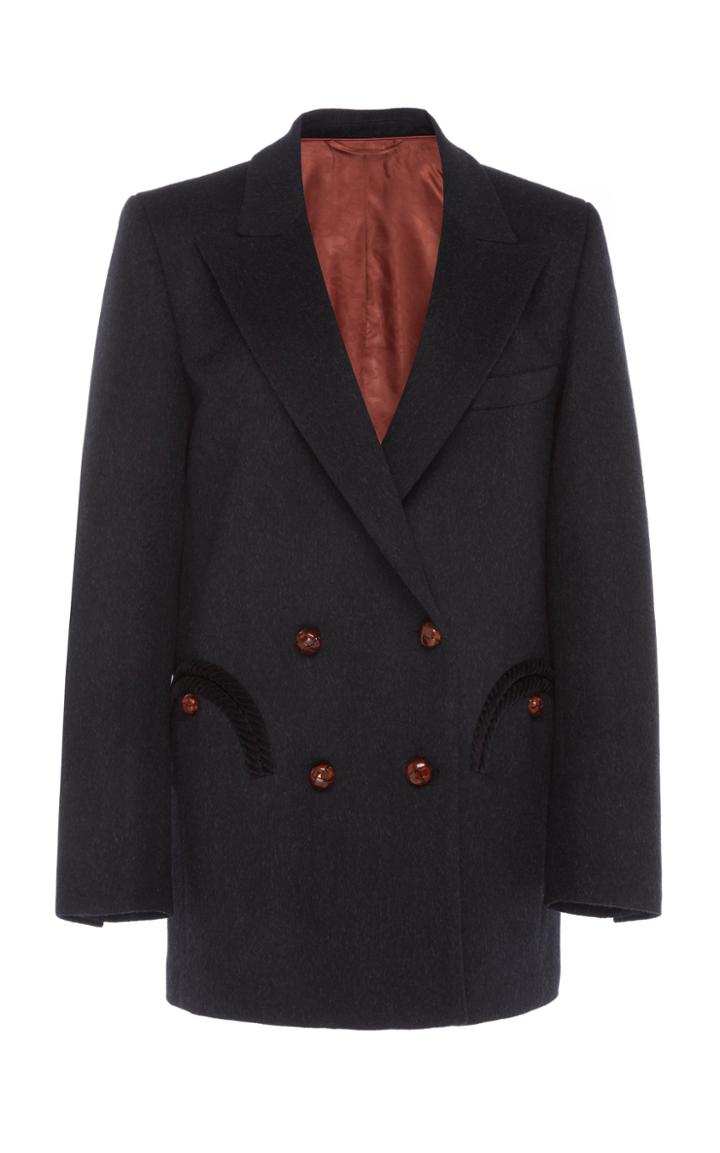 Blaz Milano Fine Charcoal Wool Blazer