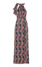 Rotate Halter-style High-slit Maxi Dress