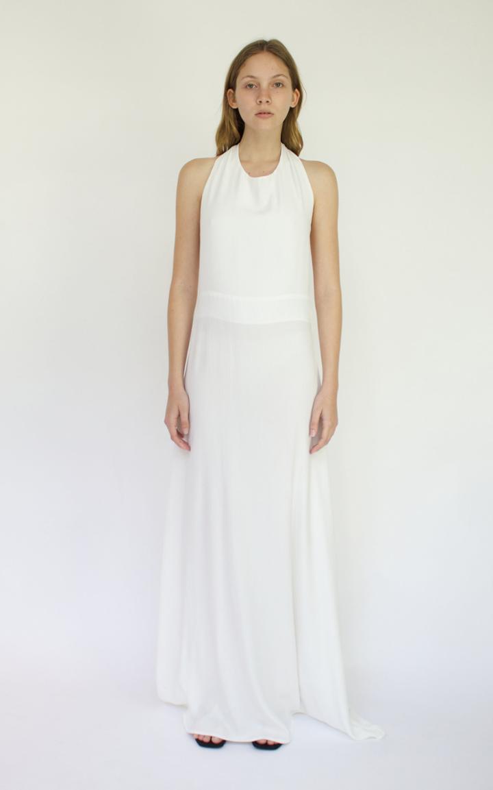 Moda Operandi Albus Lumen Loli Crepe Halter Dress Size: 8