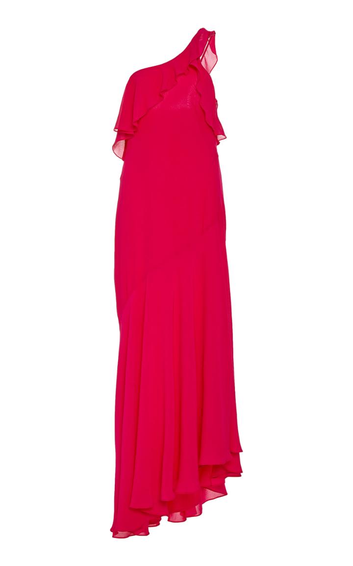 Moda Operandi Galvan Flora Silk Dress Size: 34