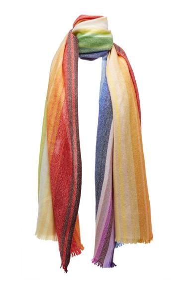 Lanificio Arca Frayed Cashmere Scarf