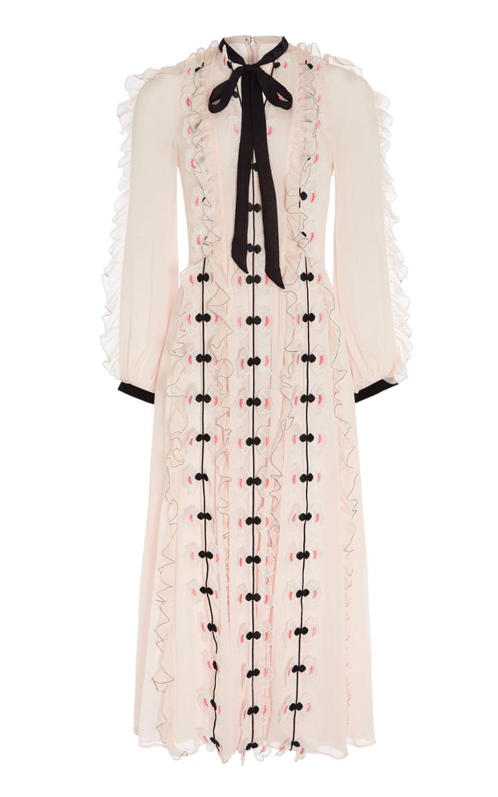 Temperley London Cloudburst Long Sleeve Dress