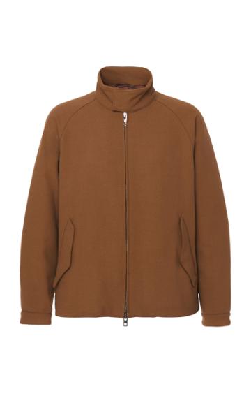 Camoshita Wool-blend Jacket Size: 46