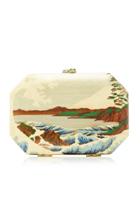Silvia Furmanovich Marquetry Landscape Clutch
