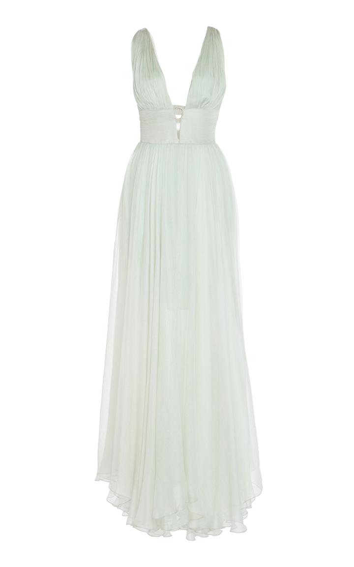 Maria Lucia Hohan Leilani Metallic Cutout Dress