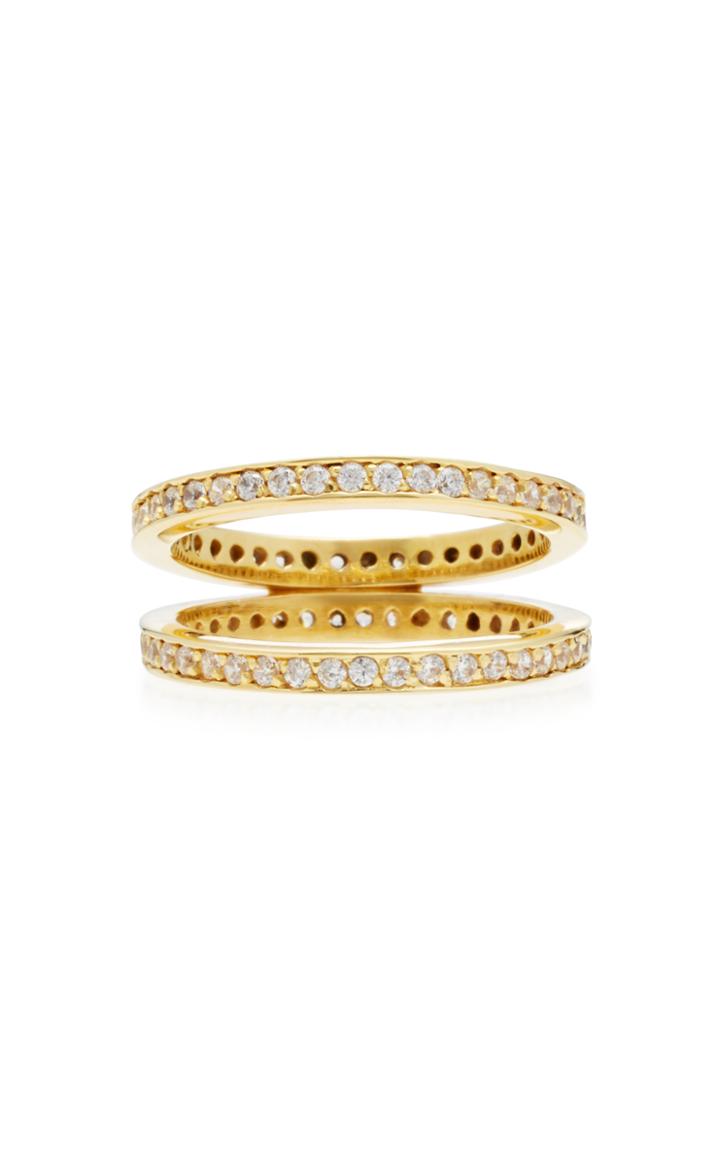 Joanna Laura Constantine Gold-plated Crisscross Ring