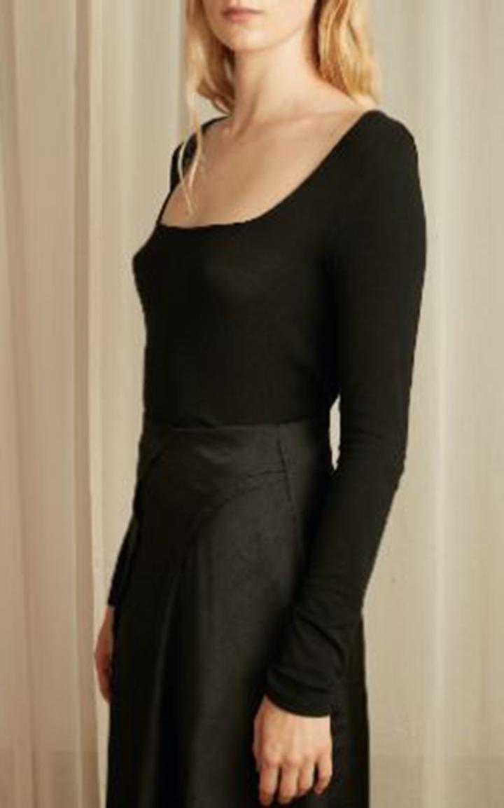 Moda Operandi Vince Square-neck Knit Top
