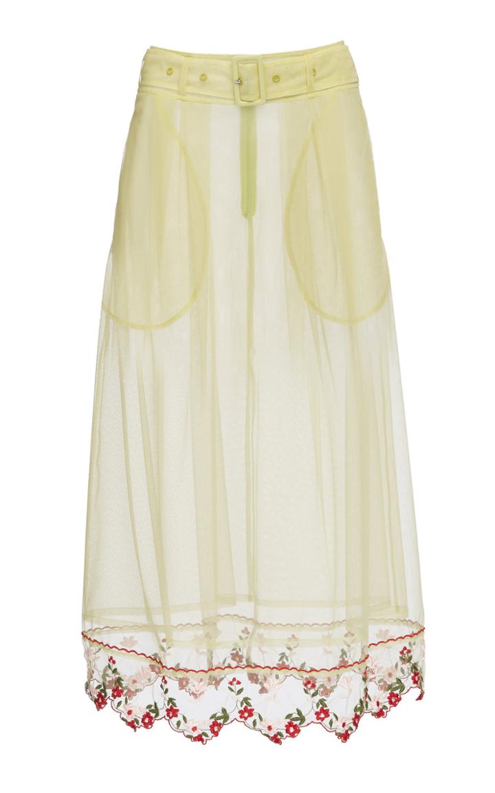Simone Rocha Tulle Belted A-line Skirt